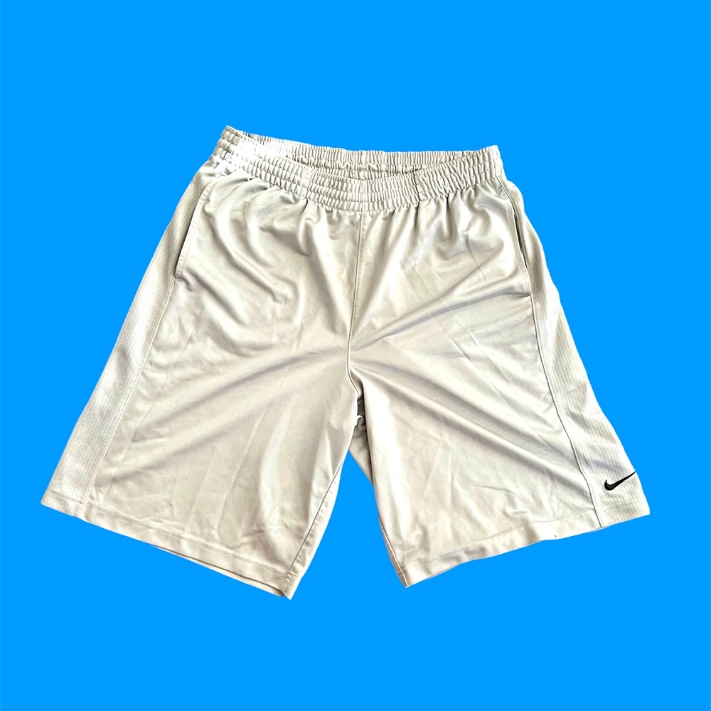 Silver Nike Basketball Shorts
